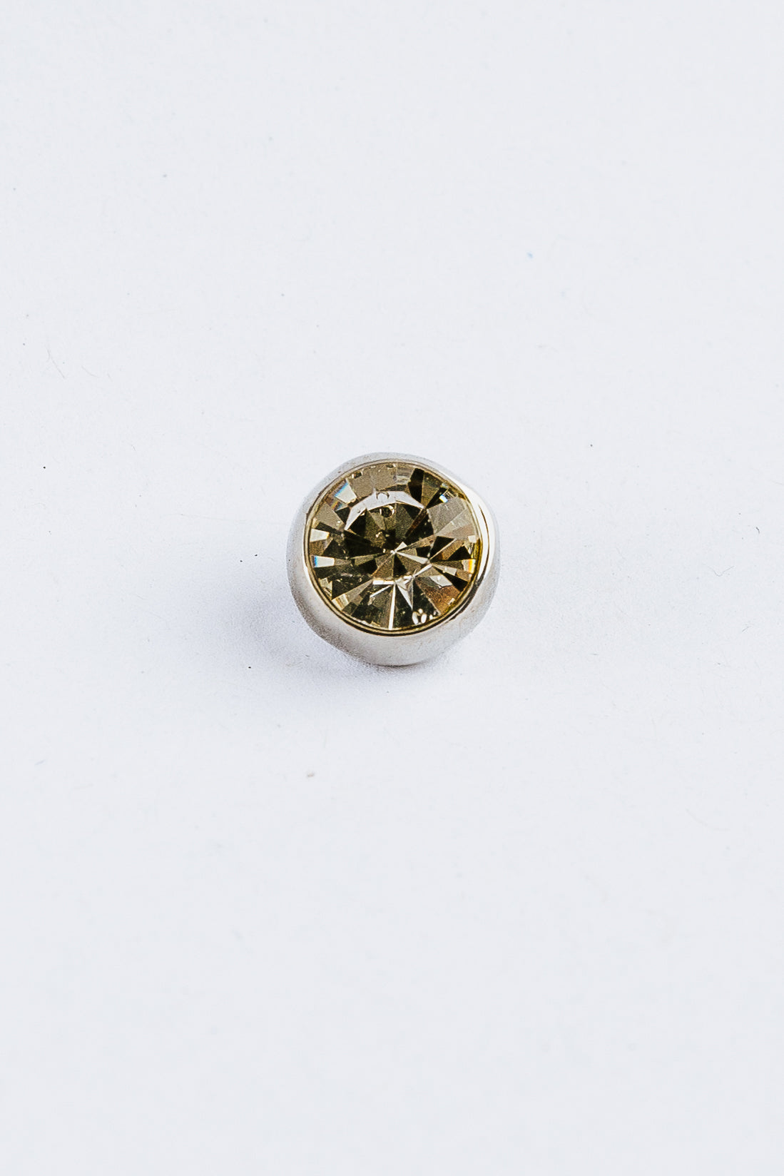 Single gemstone on a white background