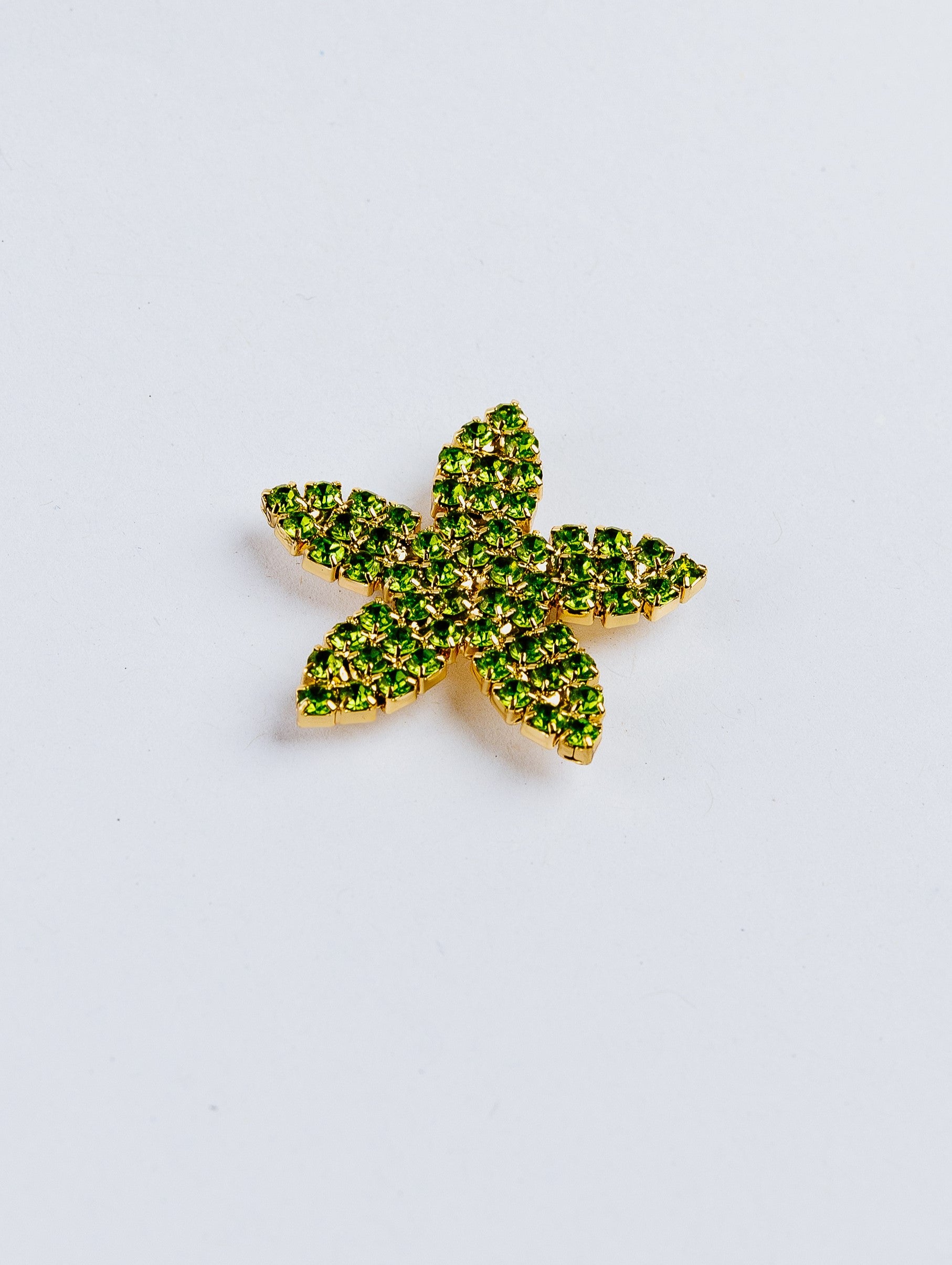 Five Pointed Star in Green